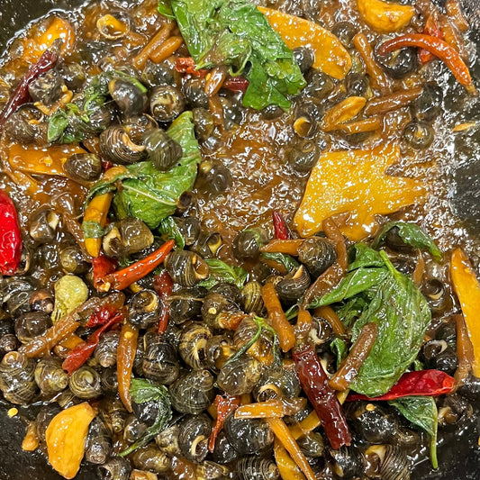 Liuzhou Street Food Style Spicy Stir-Fried Sea Snails